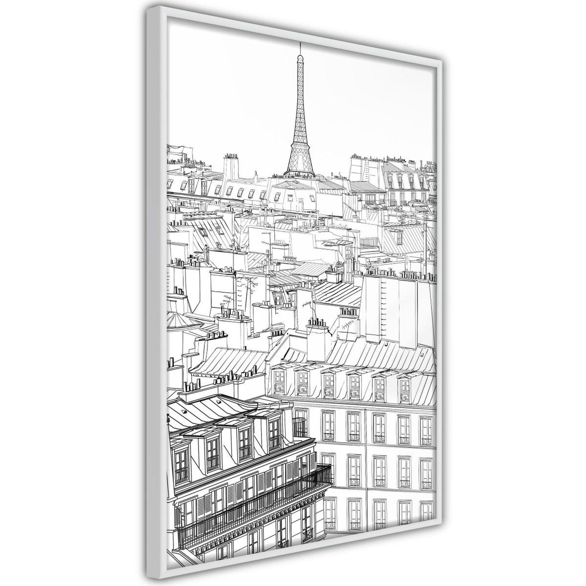 Paris Prix Affiche Murale Encadrée  Fashion Capital