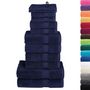 Voir la diapositive 2 : VIDAXL Ensemble de serviettes de qualité supérieure SOLUND 12 pcs