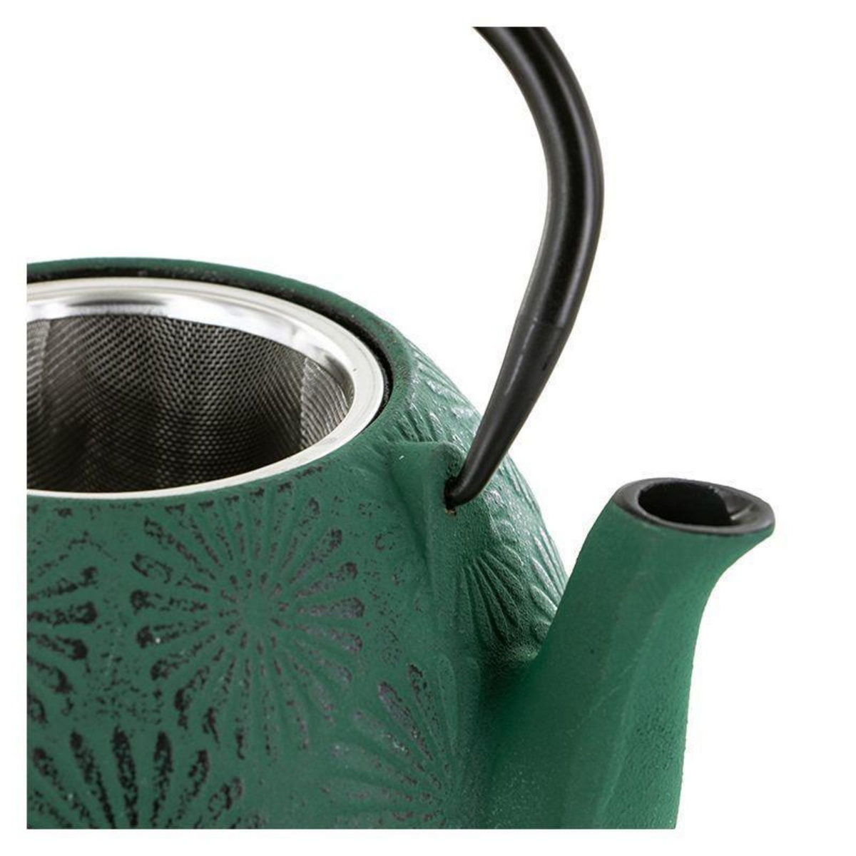 Aromandise Théière en fonte Hanami vert émeraude - 1,2 L