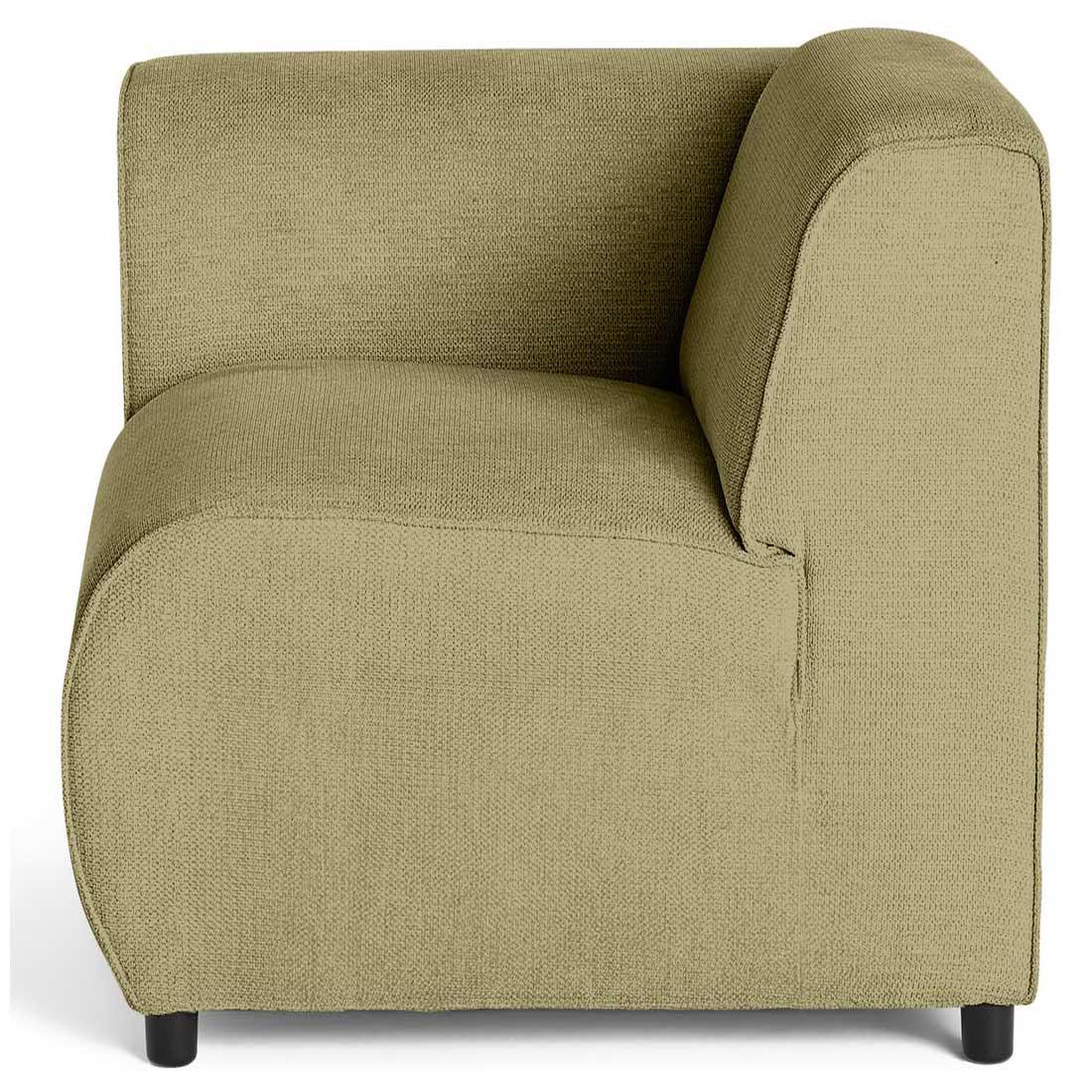 Voir la diapositive 6 : LISA DESIGN Suaro - module d'assise d'angle gauche en tissu texturé