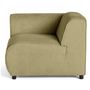 Voir la diapositive 6 : LISA DESIGN Suaro - module d'assise d'angle gauche en tissu texturé