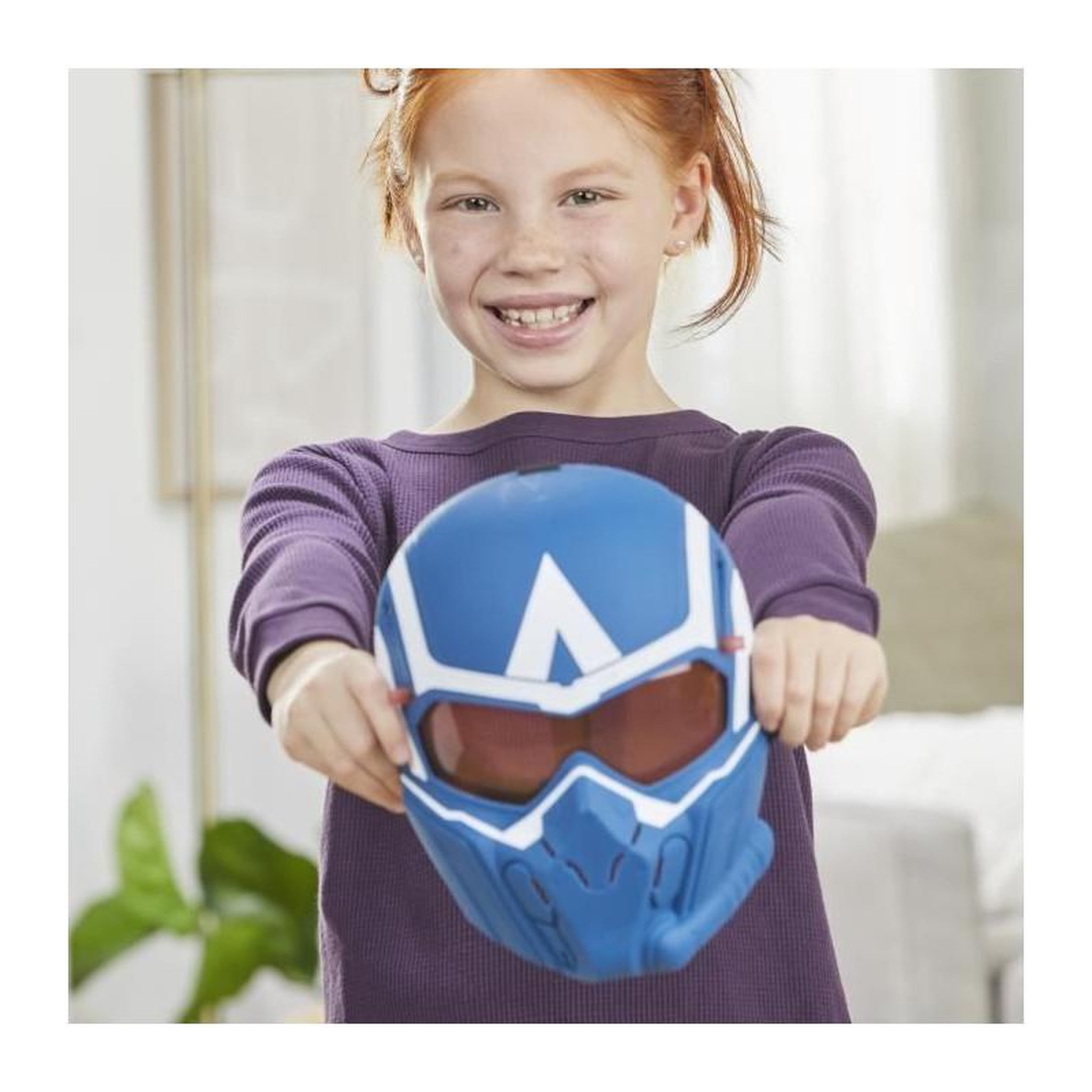 Voir la diapositive 6 : Marvel Masque Marvel Captain America Bleu