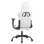 Voir la diapositive 5 : VIDAXL Chaise de jeu avec repose-pied Blanc et rose Similicuir