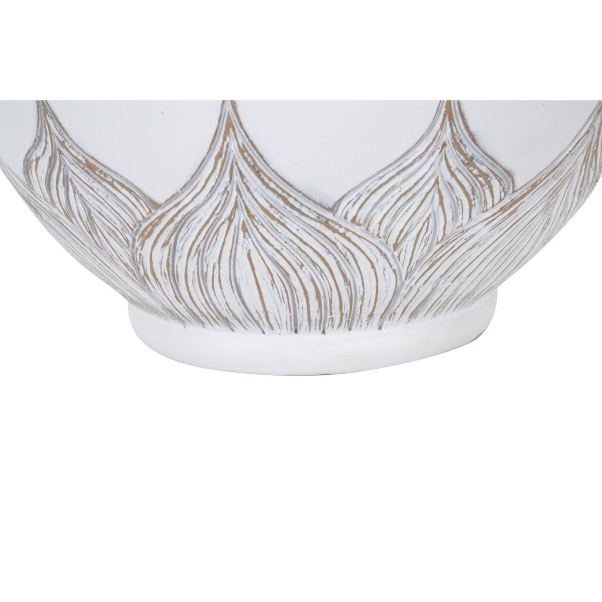 Voir la diapositive 4 : Paris Prix Lampe à poser en résine  atene  59cm blanc & naturel