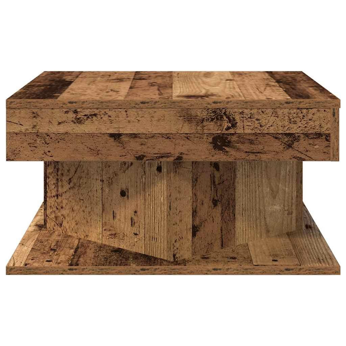 VIDAXL Table basse vieux bois 55x55x30 cm bois d'ingenierie