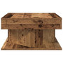 Voir la diapositive 5 : VIDAXL Table basse vieux bois 55x55x30 cm bois d'ingenierie