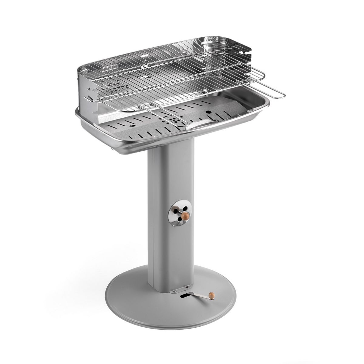 OMPAGRILL Barbecue charbon de bois 4 positions VENUS