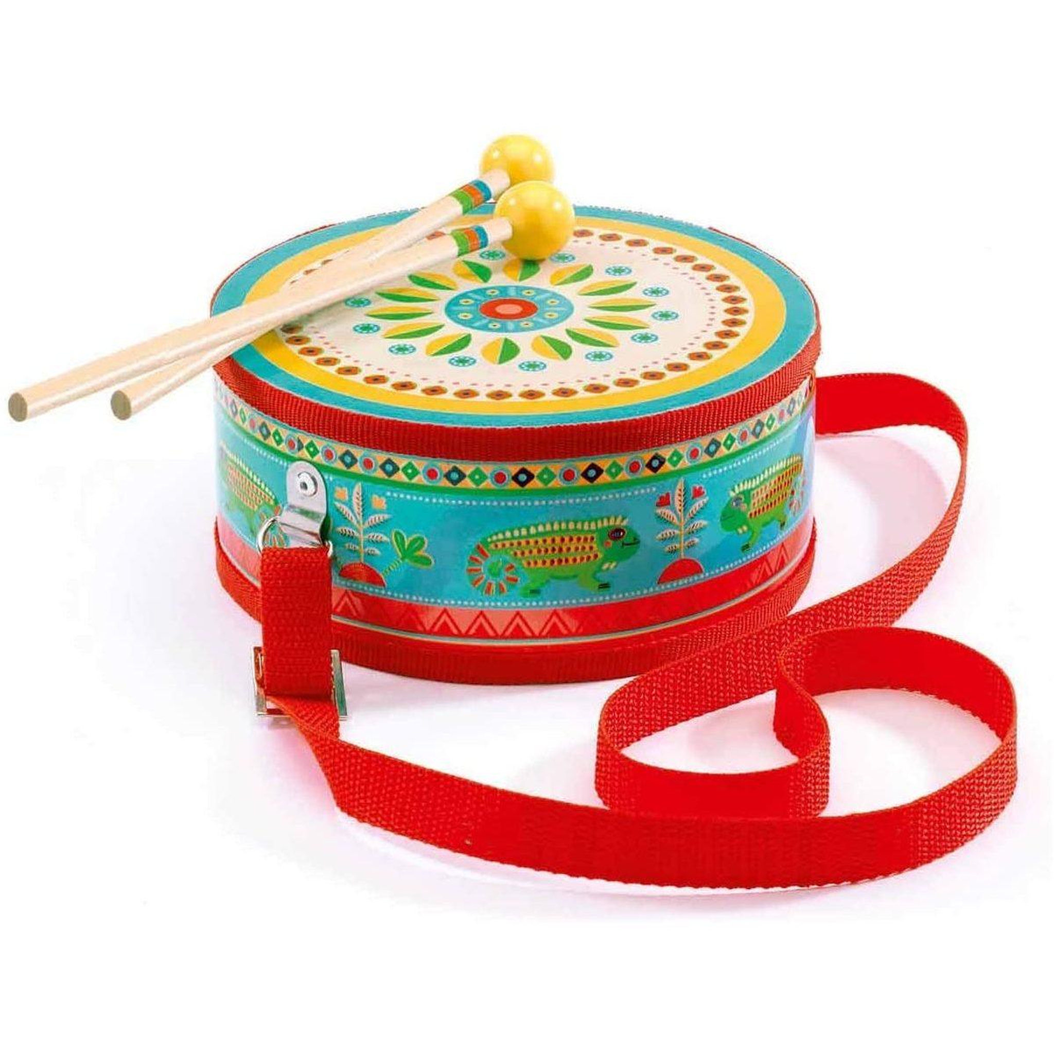 Voir la diapositive 2 : Djeco Instruments de musique - tambour animambo