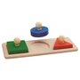 Plan Toys Encastrement 3 formes - Méthode Montessori