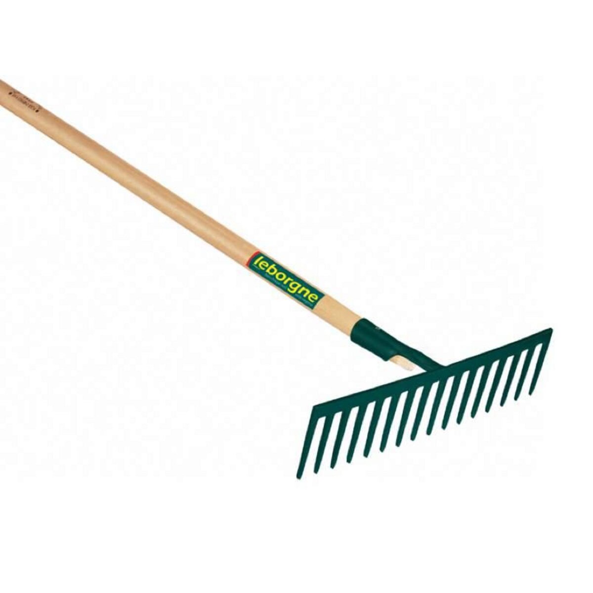Leborgne Râteau 16 dents droites - manche bois certifié PEFC 100%