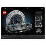 LEGO Star Wars 75352 Diorama de la Salle du Trône de l&rsquo;Empereur, Maquette avec Sabres Laser, Retour du Jedi 40e Anniversaire, avec Minifigurines Luke Skywalker et Dark Vador