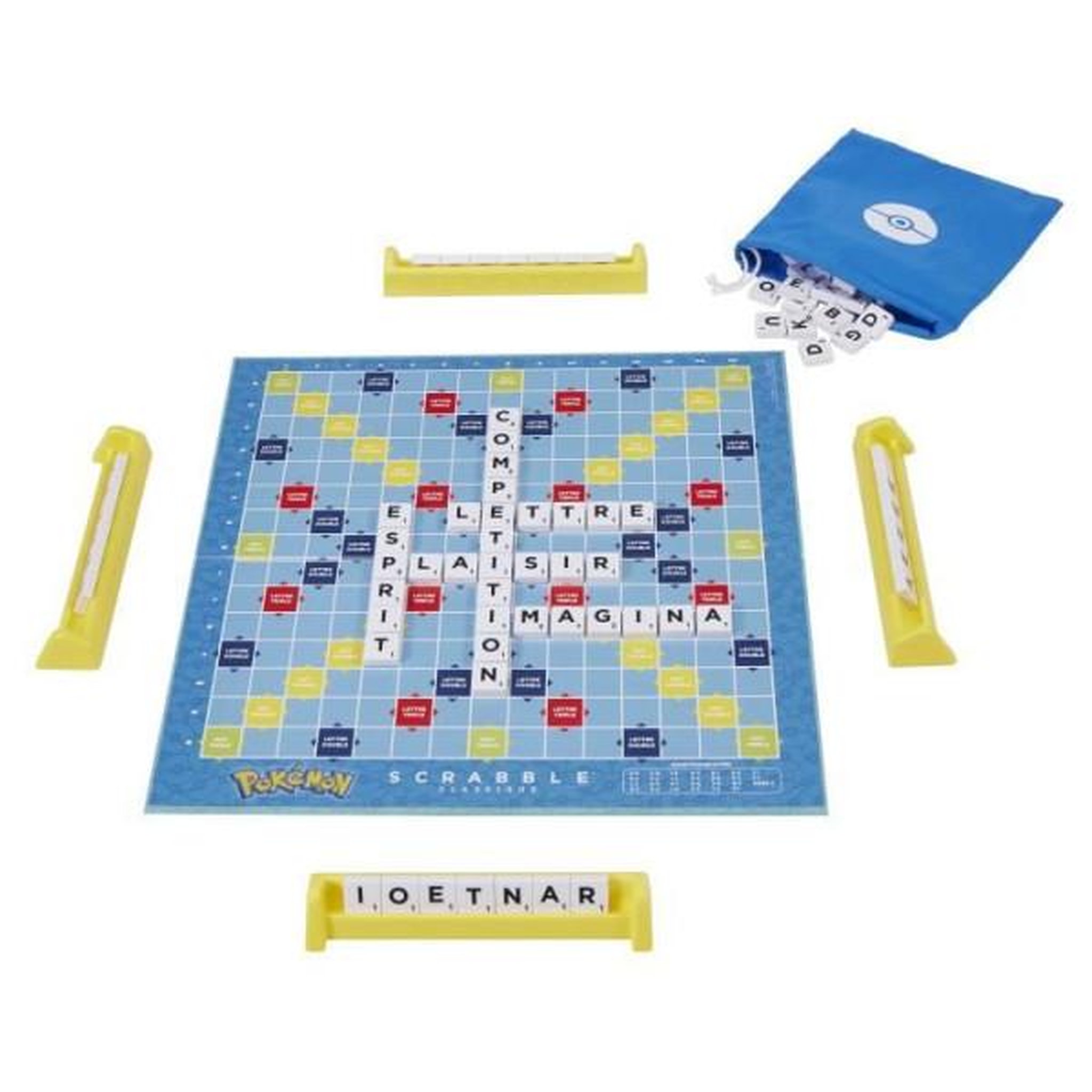 Voir la diapositive 4 : SCRABBLE Scrabble pokémon-jeu de société familial avec 2 modes de jeu hxt27
