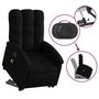 Voir la diapositive 5 : VIDAXL Fauteuil de massage inclinable Noir Tissu