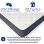 Voir la diapositive 6 : DAGOSTINO HOME Matelas 80x190 | Spécial Lit Gigogne et Sommier Électrique  | Mousse HR Ferme, Haute Résilience, Soutien Parfait et Confort Optimal | Matelas 1 Place pour Adulte et Enfant | Indépendance du Couchage | Double Face (Été-Hiver) | Très Respirant | H15