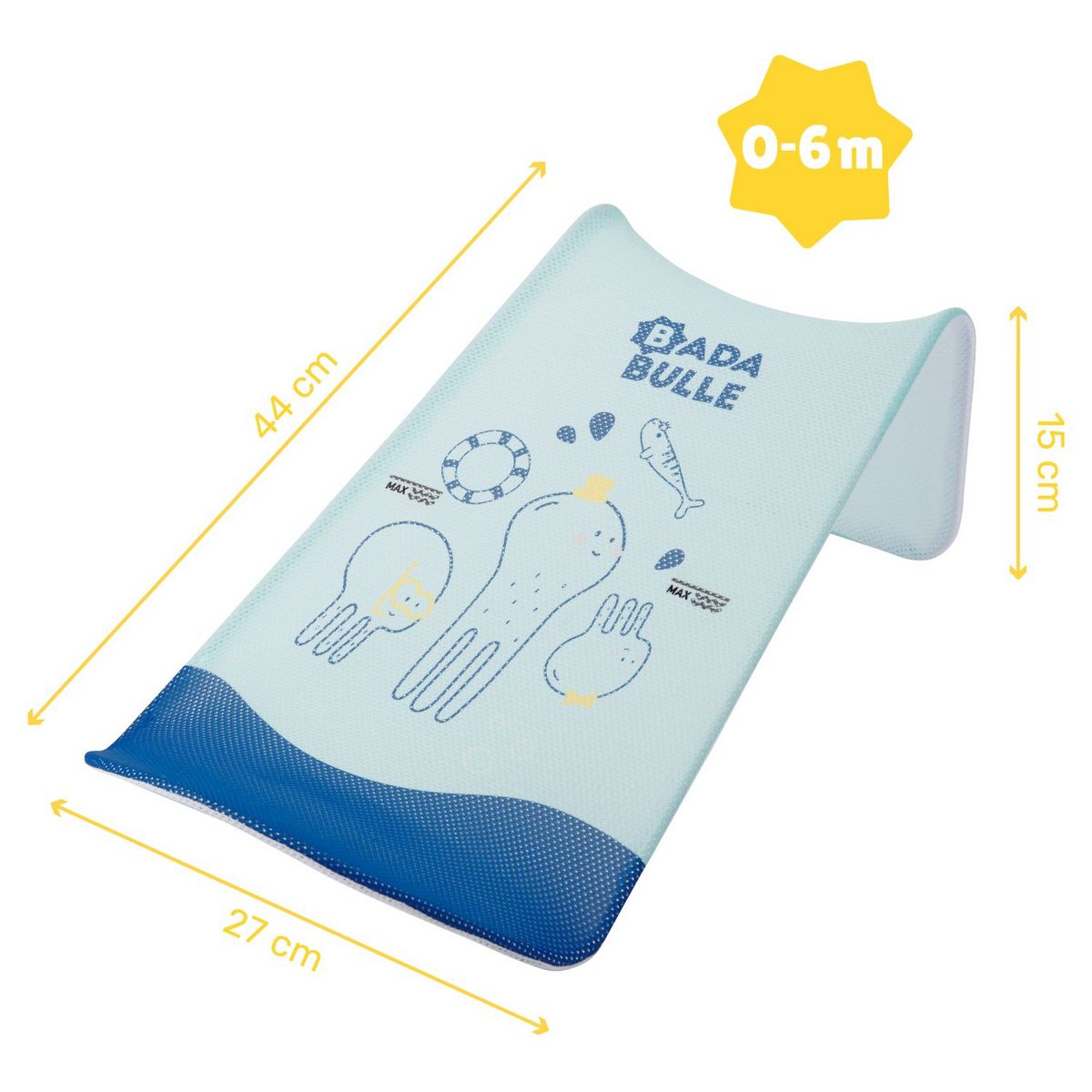 BADABULLE Hamac de bain ergonomique