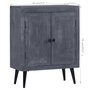 Voir la diapositive 6 : VIDAXL Buffet Bois solide de manguier 60x30x76 cm