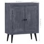 Voir la diapositive 6 : VIDAXL Buffet Bois solide de manguier 60x30x76 cm