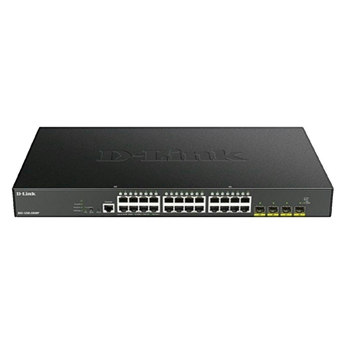 D-Link Switch réseau D-Link DGS 1250-28XMP - Switch L3 Lite Smart - 24 ports PoE+ 10/100/1000 + 4 ports 10G SFP+