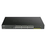 D-Link Switch réseau D-Link DGS 1250-28XMP - Switch L3 Lite Smart - 24 ports PoE+ 10/100/1000 + 4 ports 10G SFP+