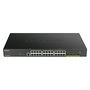 Voir la diapositive 1 : D-Link Switch réseau D-Link DGS 1250-28XMP - Switch L3 Lite Smart - 24 ports PoE+ 10/100/1000 + 4 ports 10G SFP+