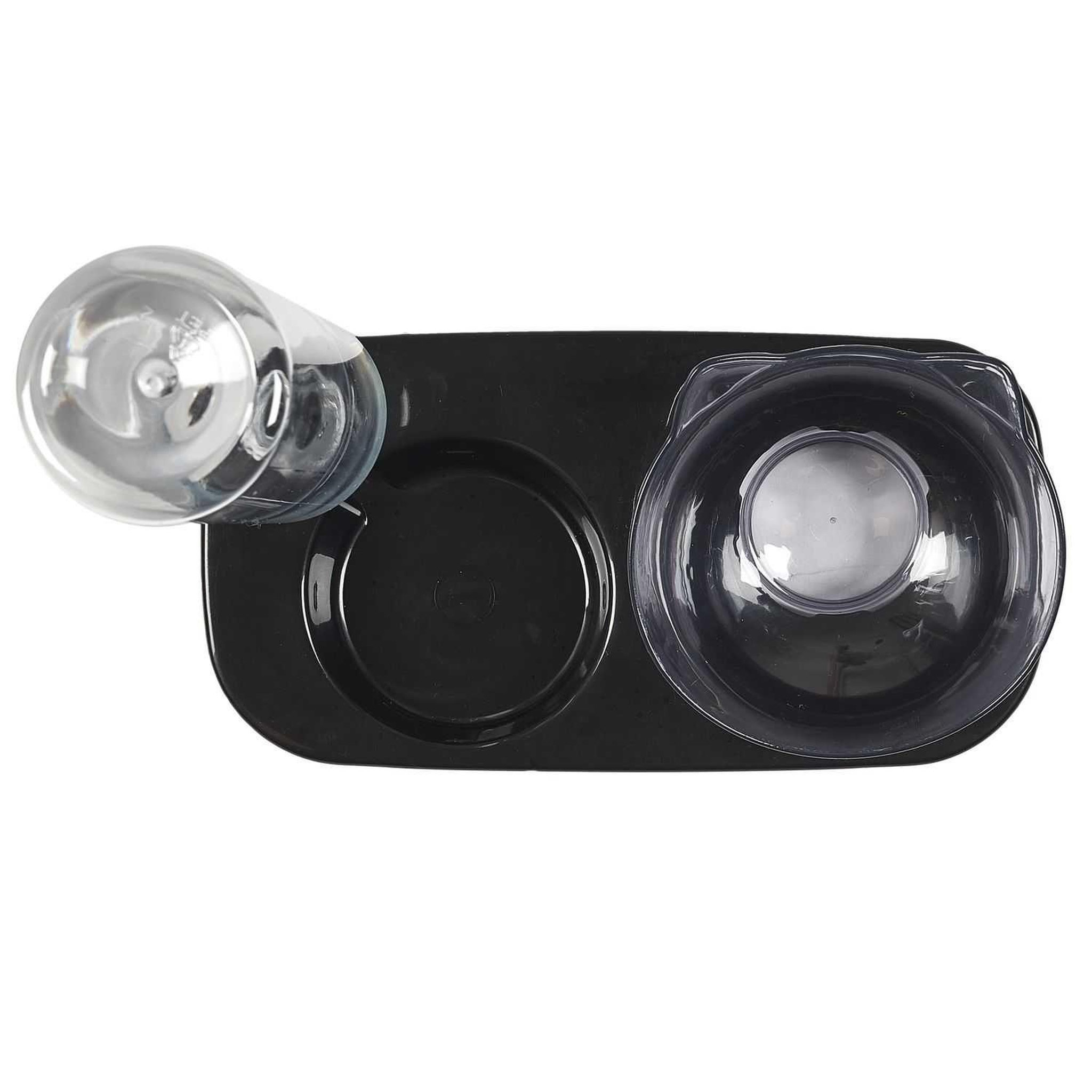 Voir la diapositive 3 : The concept Factory Gamelle et distributeur d'eau pour chat et chien - noir