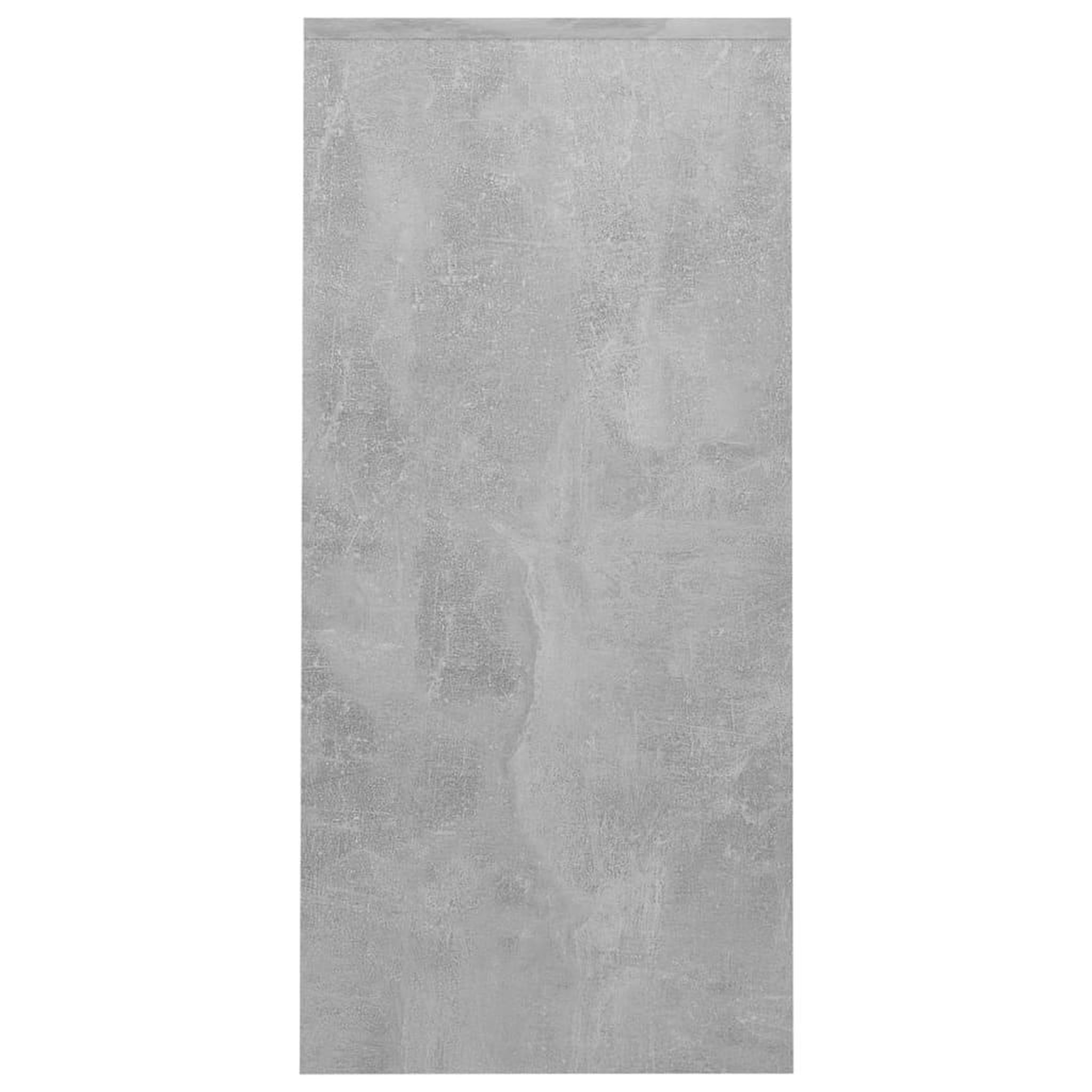 Voir la diapositive 4 : VIDAXL Bureau d'ordinateur portable gris beton bois d'ingenierie