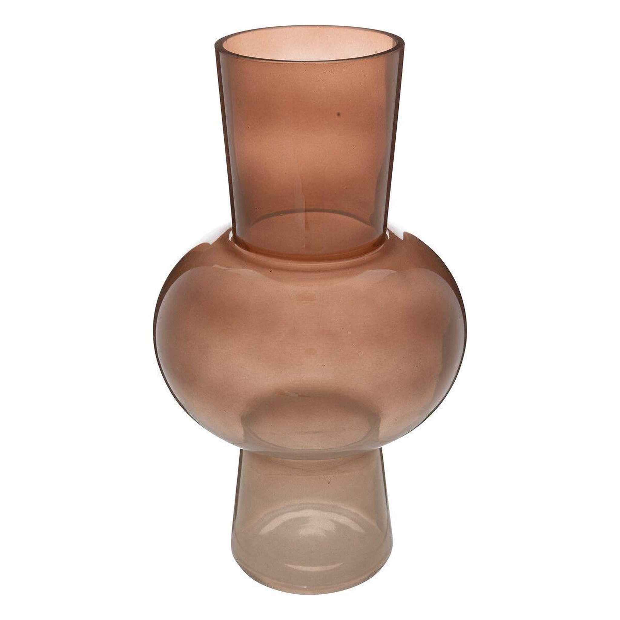 Voir la diapositive 1 : ATMOSPHERA Vase Design  Cloudy  40cm Ambre