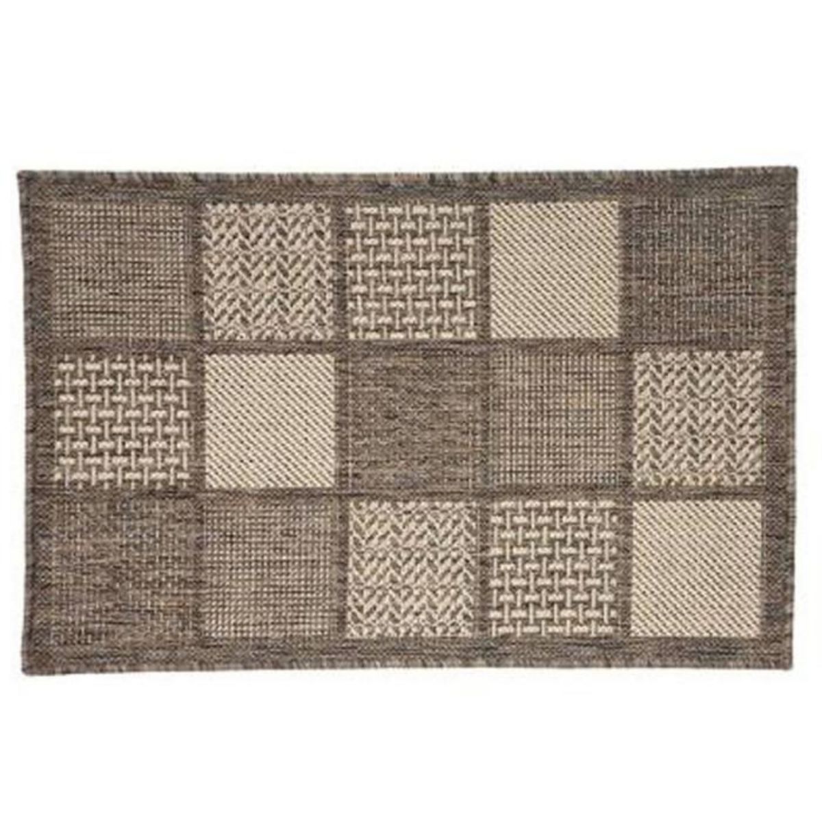 FIVE Tapis Déco Vintage  Dalles  50x80cm Taupe