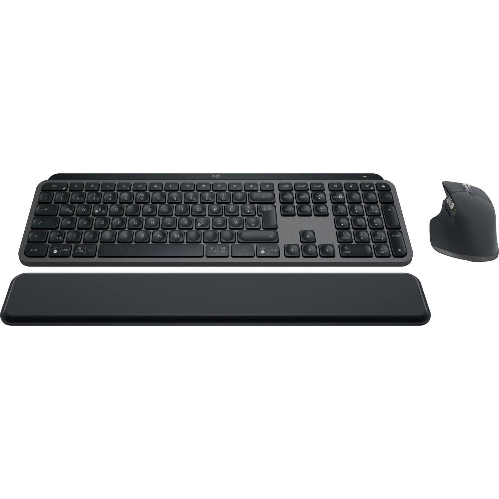 Voir la diapositive 3 : Logitech Logitech mx keys s combo clavier souris incluse bureau rf sans fil + bluetooth qwertz allemand graphite