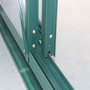 Voir la diapositive 3 : Habitat et Jardin Serre jardin polycarbonate  Dahlia  - 9,24 m² - Vert Sapin