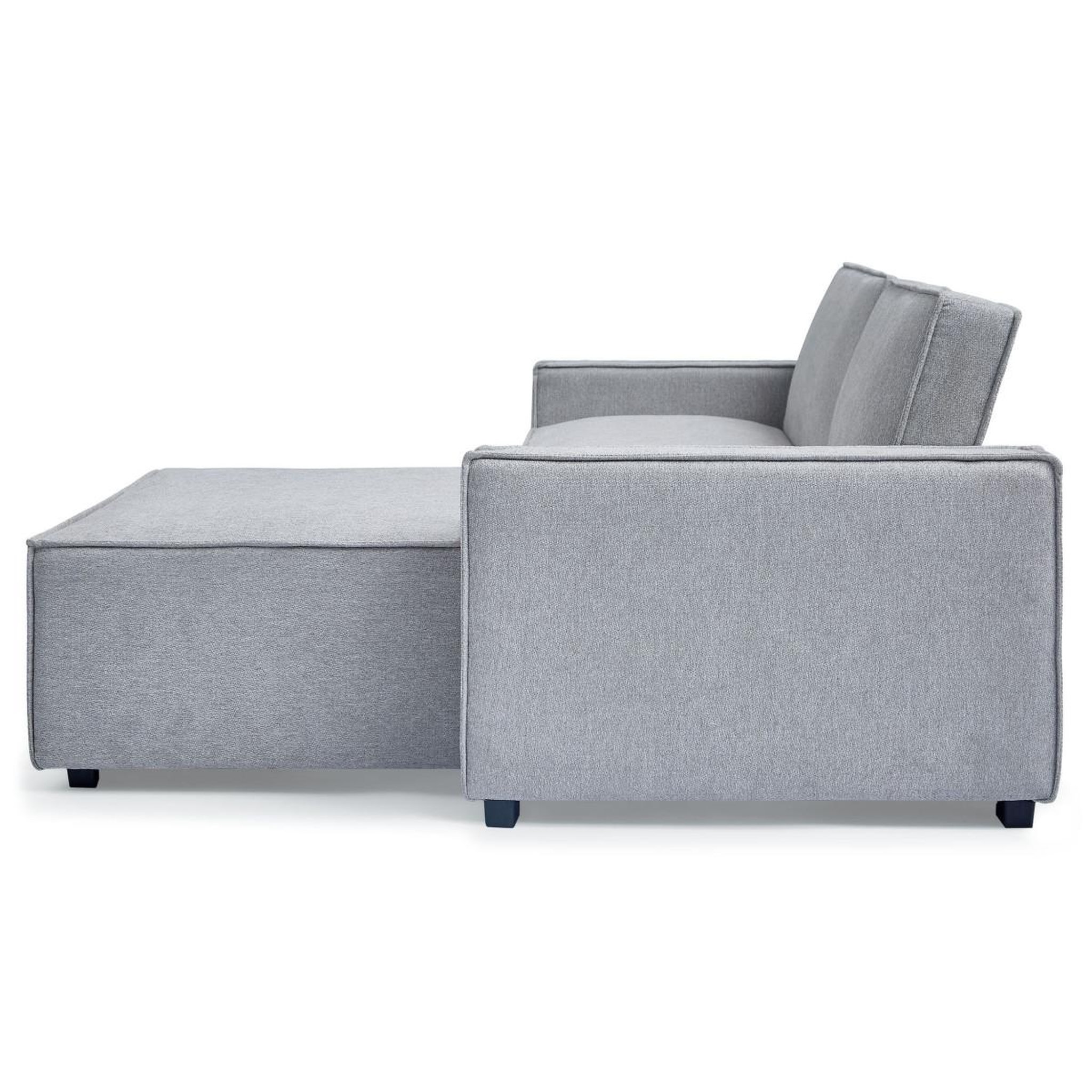 Voir la diapositive 2 : Paris Prix Canapé convertible angle réversible  romeo  275cm gris