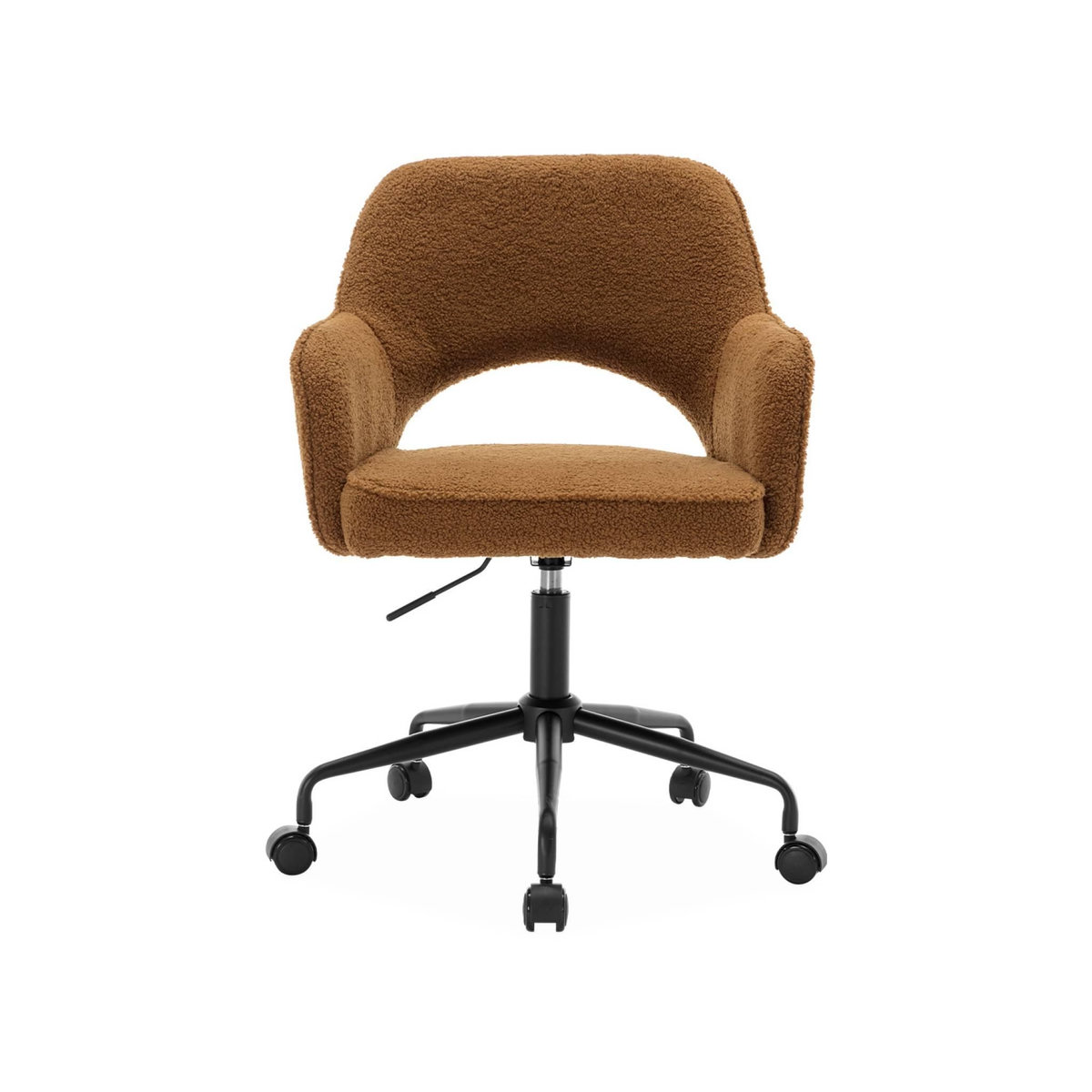 SWEEEK Chaise de bureau à roulettes, Jim, L 60 x P 62 x H 89 / 99cm.