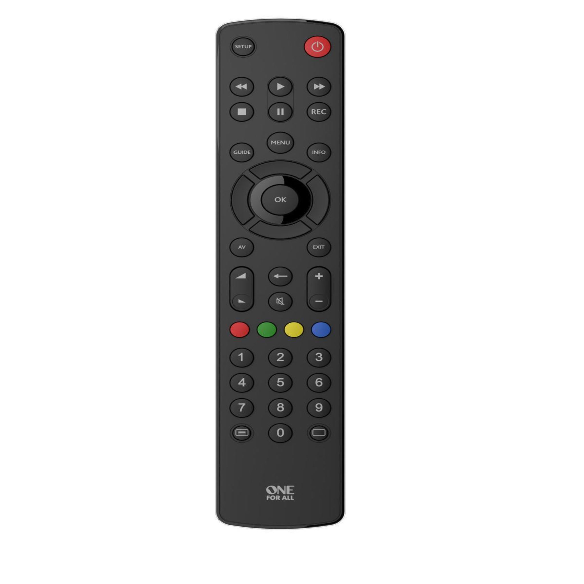 One For All One For All Basic URC 1210 télécommande IR Wireless TV Appuyez sur les boutons