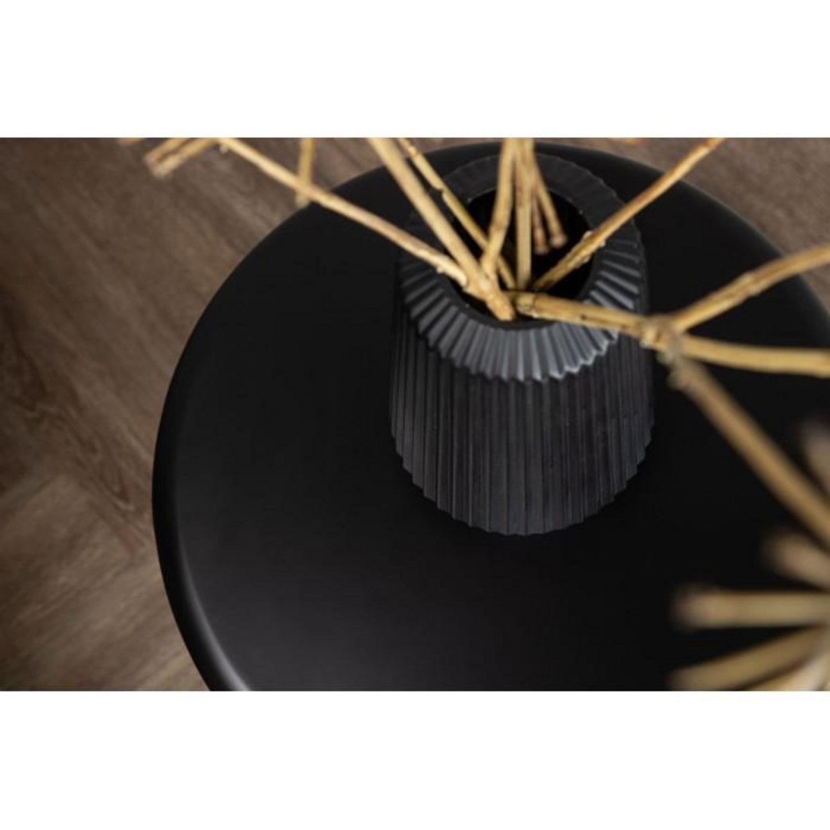 Paris Prix Table d'Appoint Design  Namsos  45cm Noir