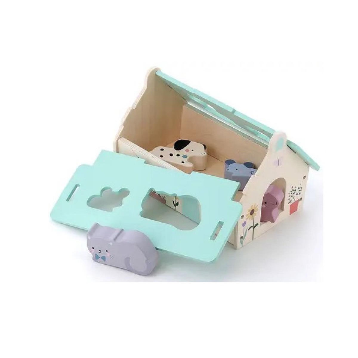 Vilac Boite a formes maison des animaux