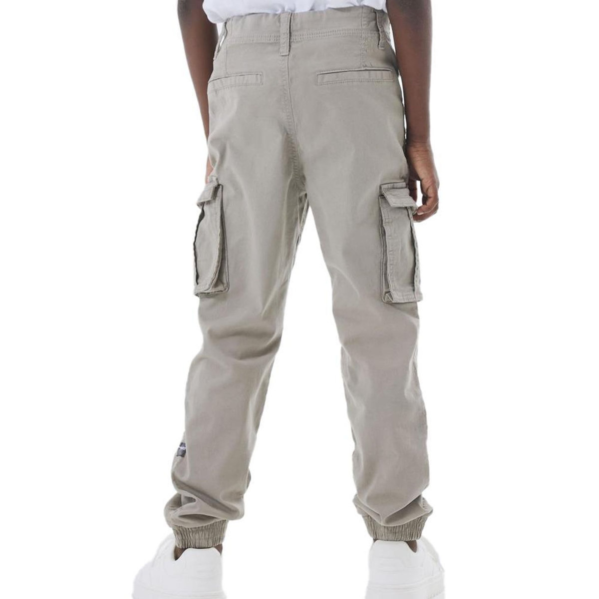 NAME IT Pantalon Cargo Gris Clair Garçon Name it Cargo