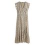 Voir la diapositive 3 : IN EXTENSO Robe longue avec volants fleurie femme 