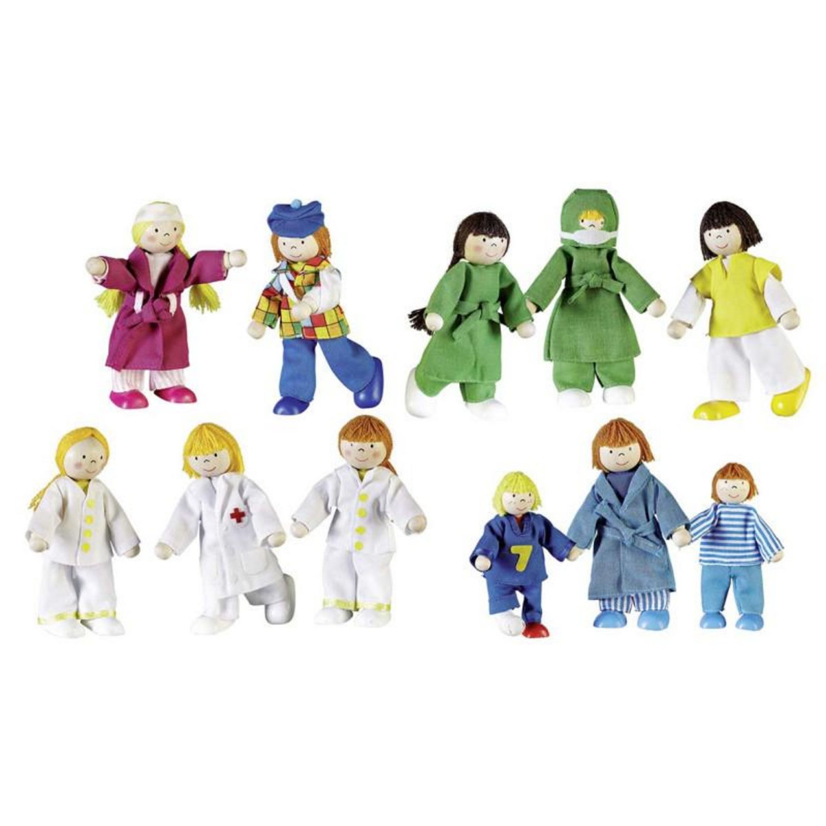 Goki GOKI Poupées articulées hôpital