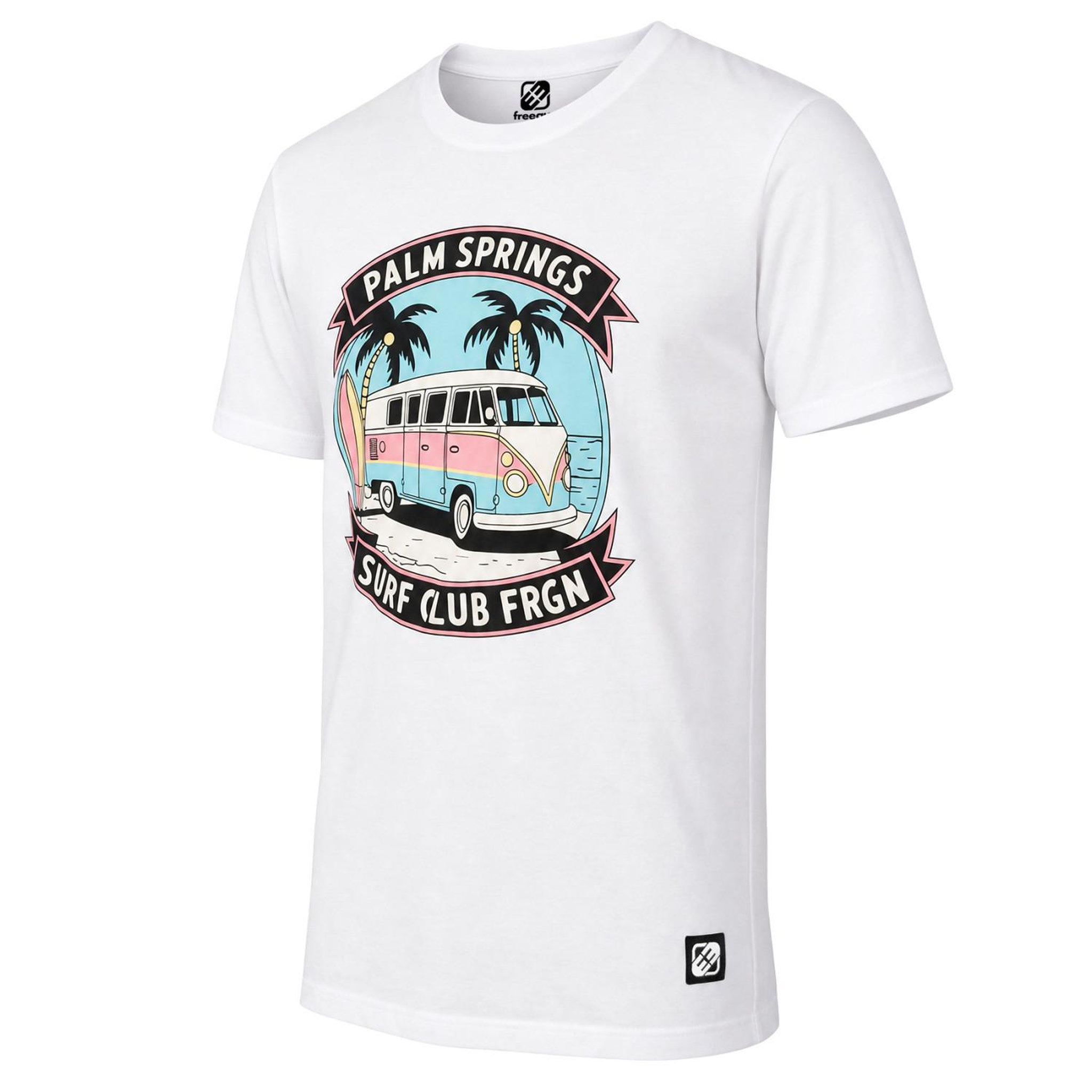 Voir la diapositive 2 : FREEGUN T-shirt junior en jersey 140GSM imprimé devant Van