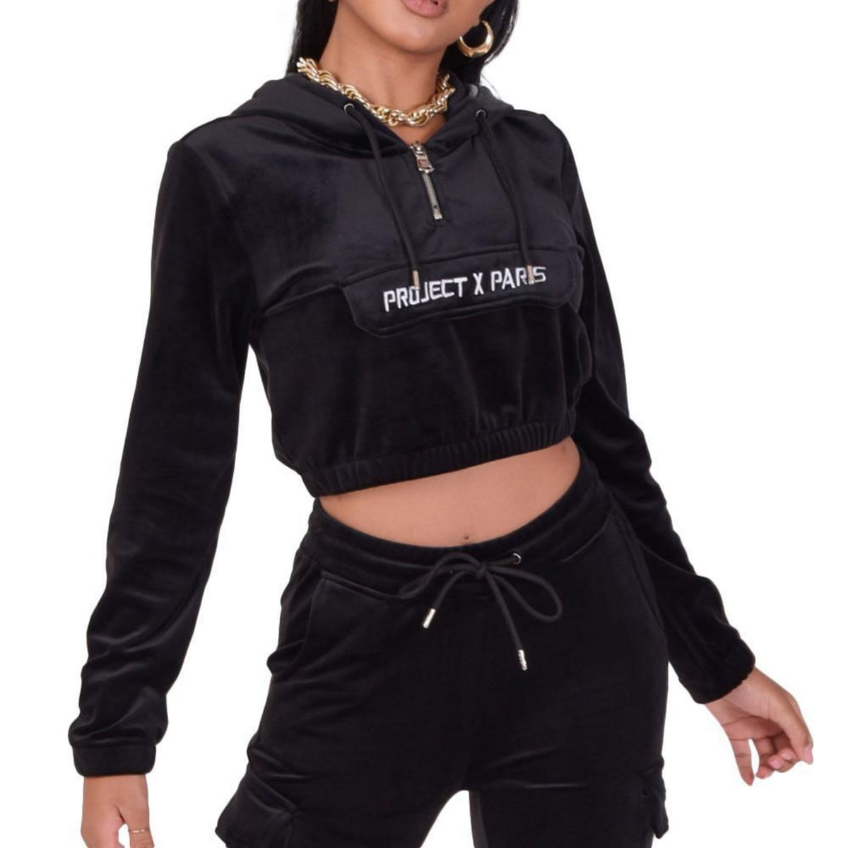 Project X Veste à capuche Noir Femme Project X Paris Hoodie