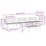 Voir la diapositive 6 : VIDAXL Salon palette de jardin 4 pcs bois d'acacia massif