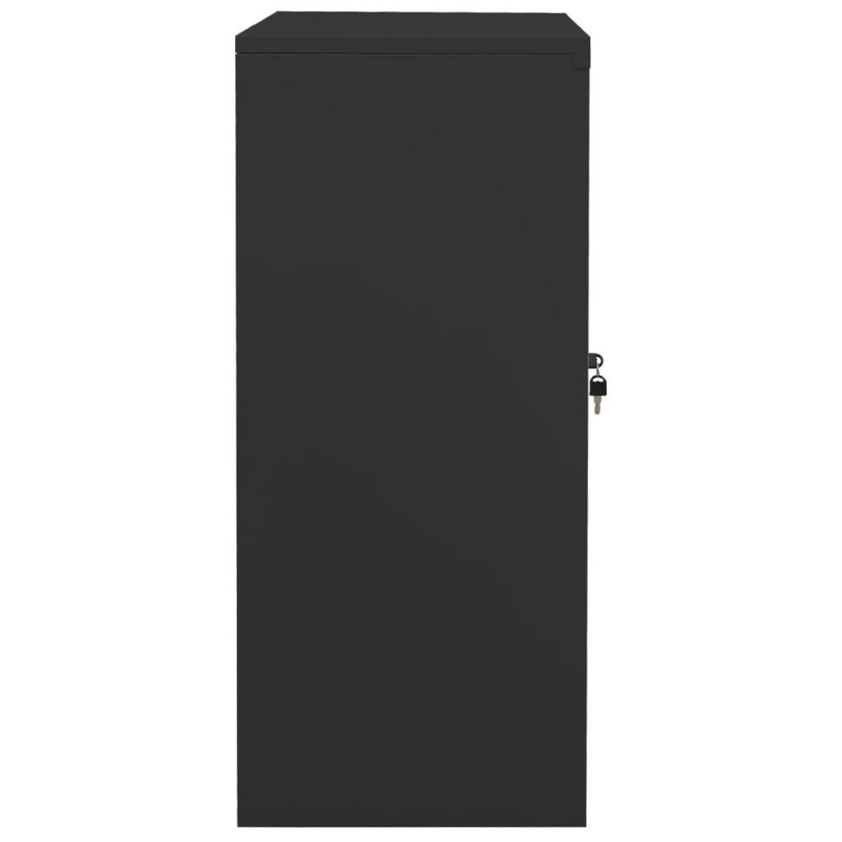 VIDAXL Armoire de bureau Anthracite 90x40x90 cm Acier