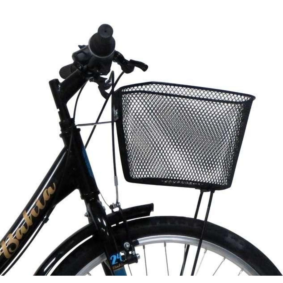 Vélo enfant ( 140/160 cm ) - Vélo de ville 24'' fille  Bahia - 6 Vitesses - Dérailleur Shimano - Freins V-Brake  - Béquille - Panier avant