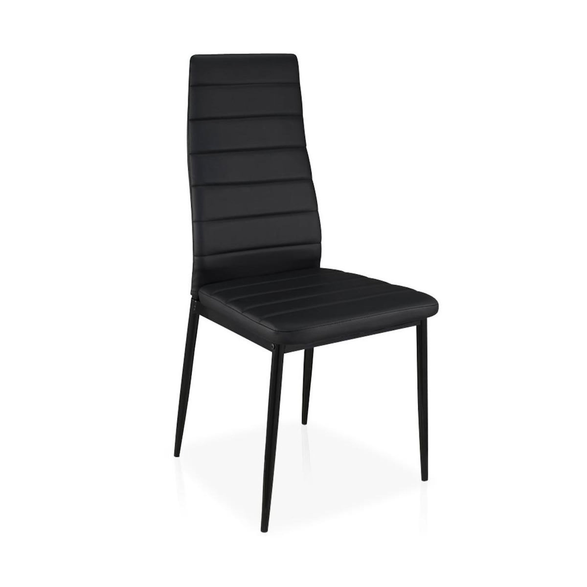 Paris Prix Lot de 8 Chaises Design  Kaïus  95cm Noir