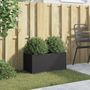 Voir la diapositive 3 : VIDAXL Jardiniere noir 62x30x29 cm acier