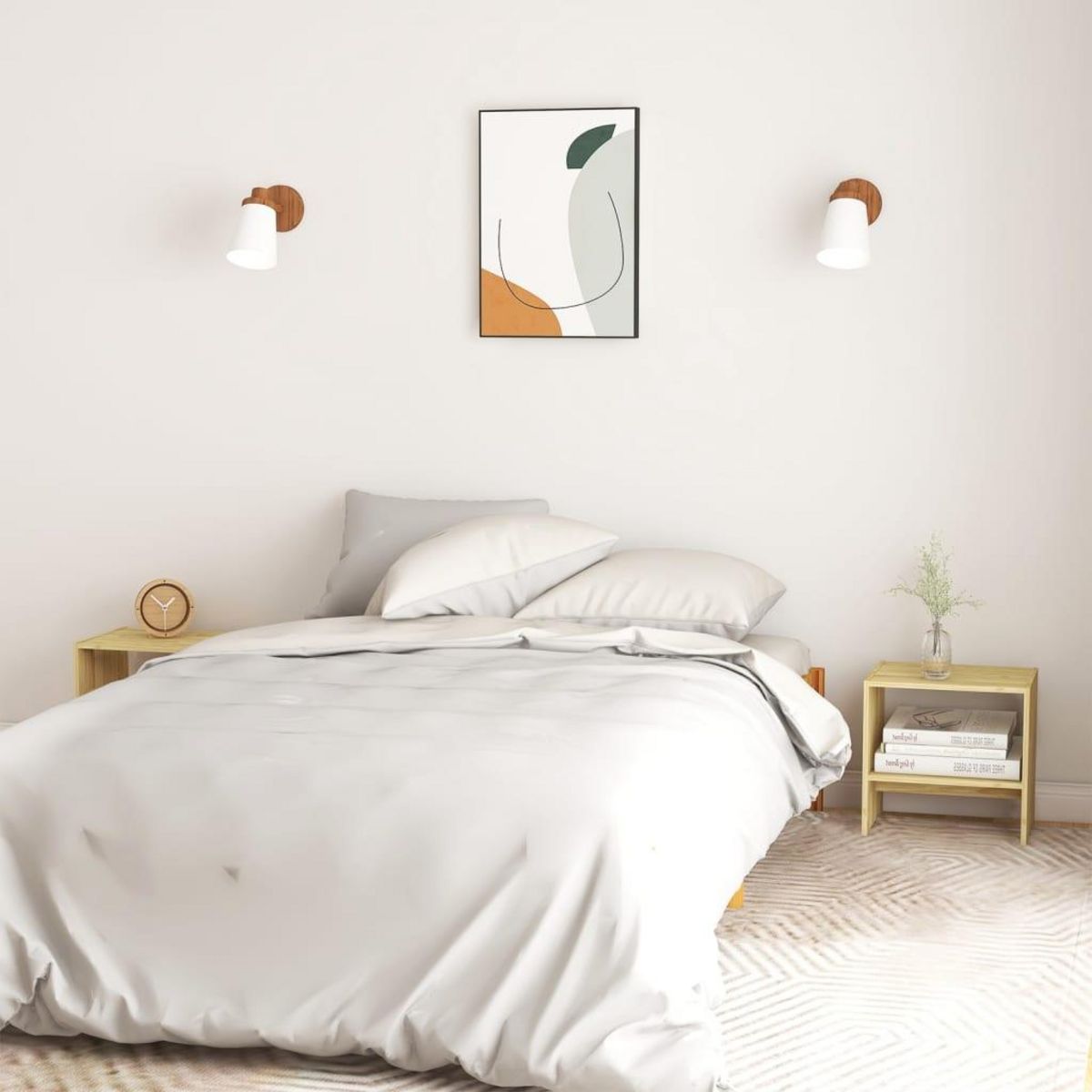 VIDAXL Table de chevet 40x30,5x40 cm bois de pin massif