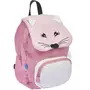 AUCHAN Sac maternelle rose chat