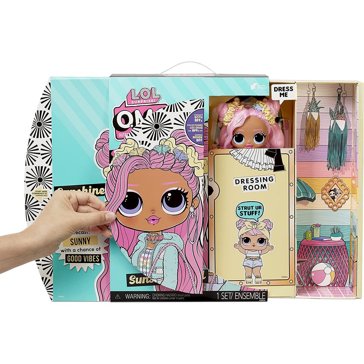 MGA L.O.L. Surprise! OMG Poupée Mannequin Sunshine Gurl