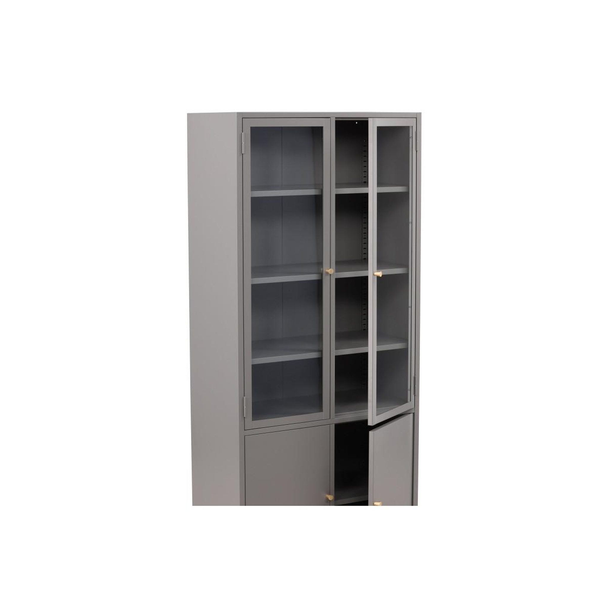 Voir la diapositive 6 : Paris Prix Vaisselier 4 portes  bakal  190cm gris