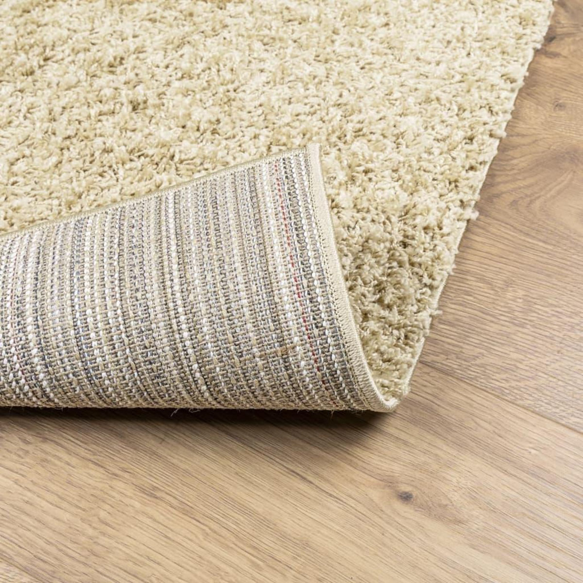 VIDAXL Tapis shaggy PAMPLONA poils longs moderne dore 120x170 cm